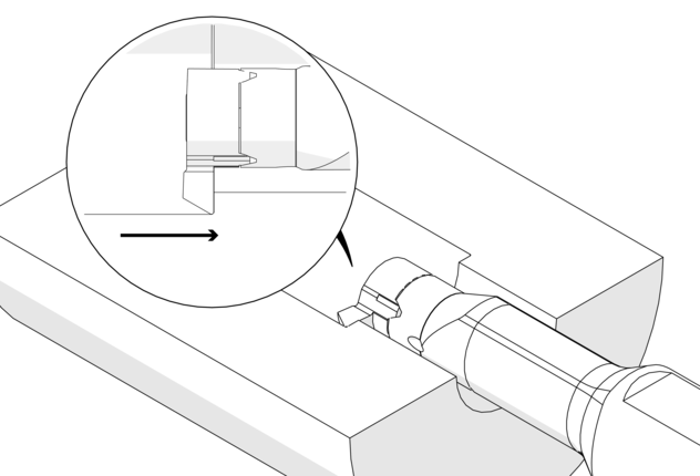 Alesatura in tiro
