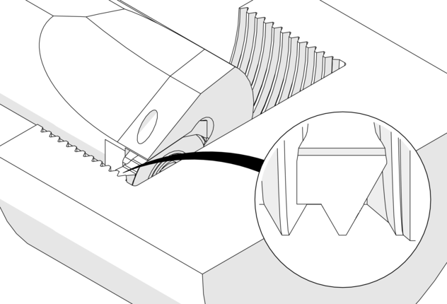 Metrico ISO, profilo completo, interno
