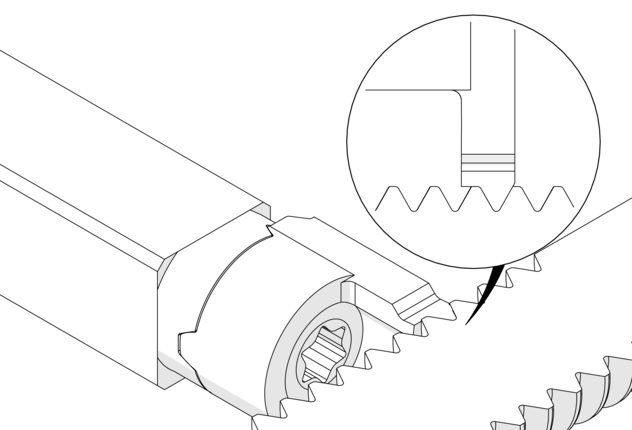 Metrisch ISO, Vollprofil, Außen