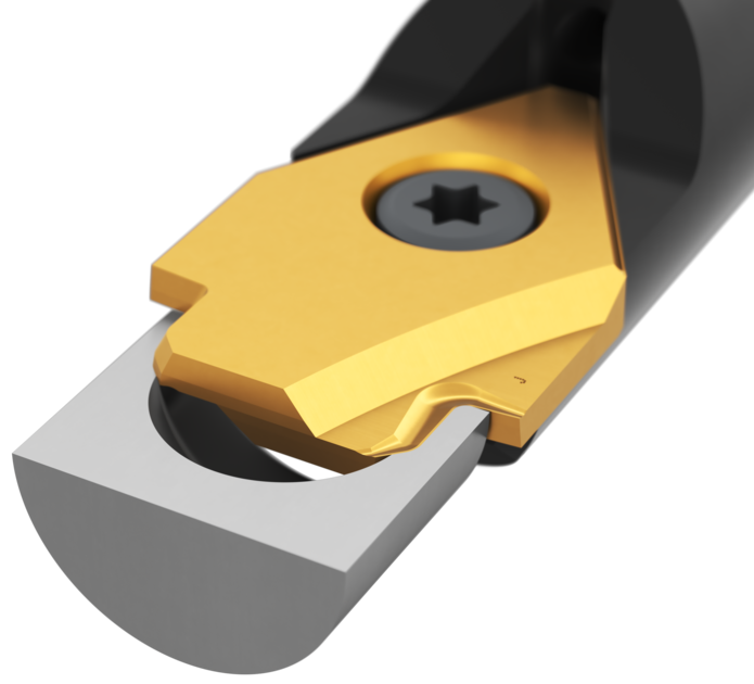 simturn Decolletage mit 3D-gelaserter Spanformgeometrie