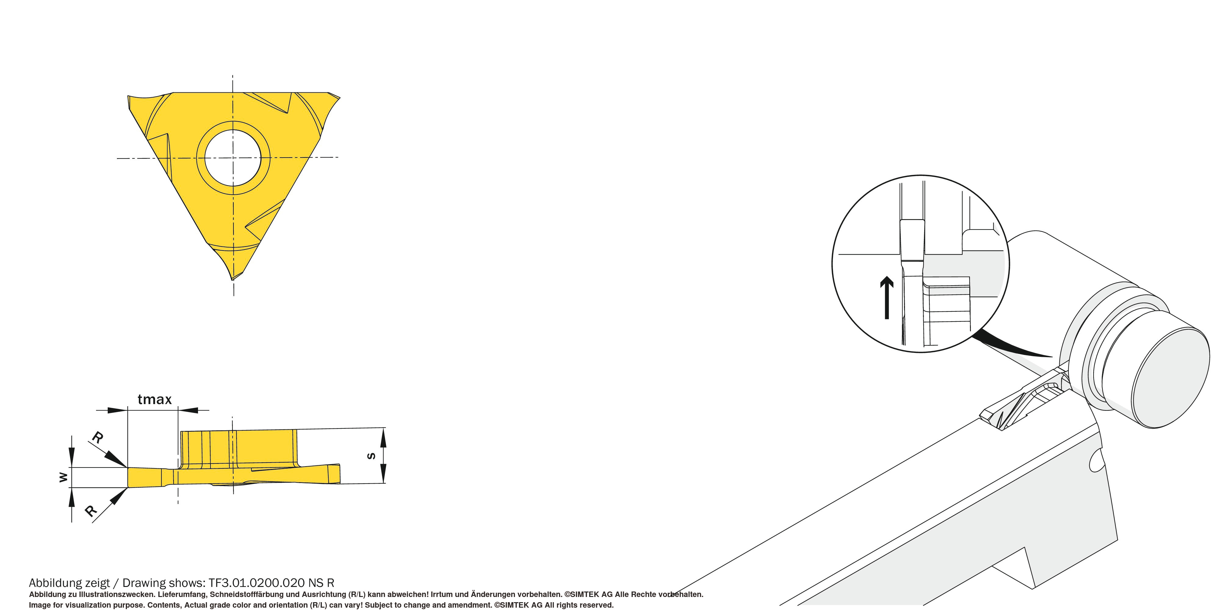 simturn F3 Indexable Insert
