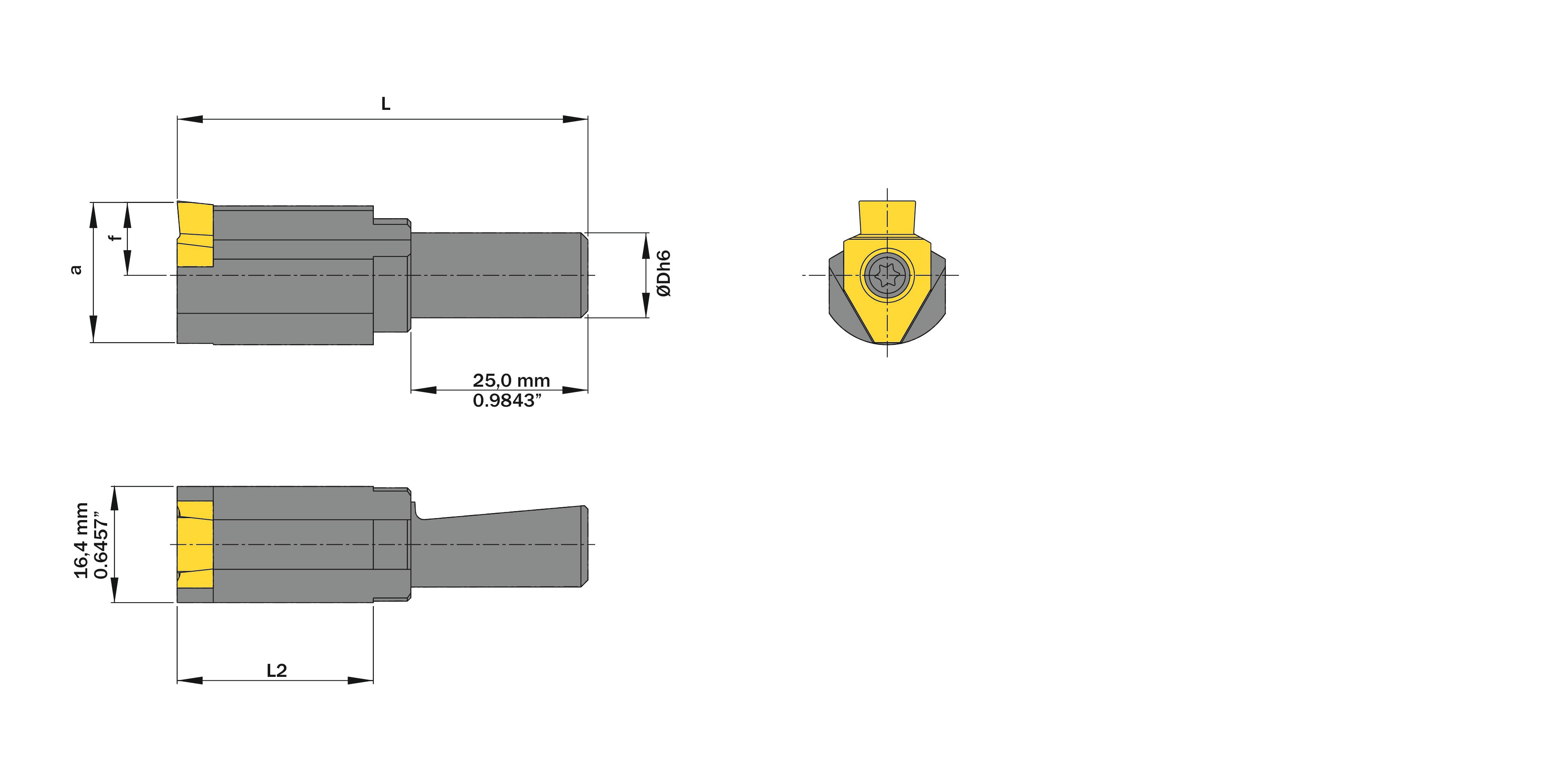 simcut BF Toolholder