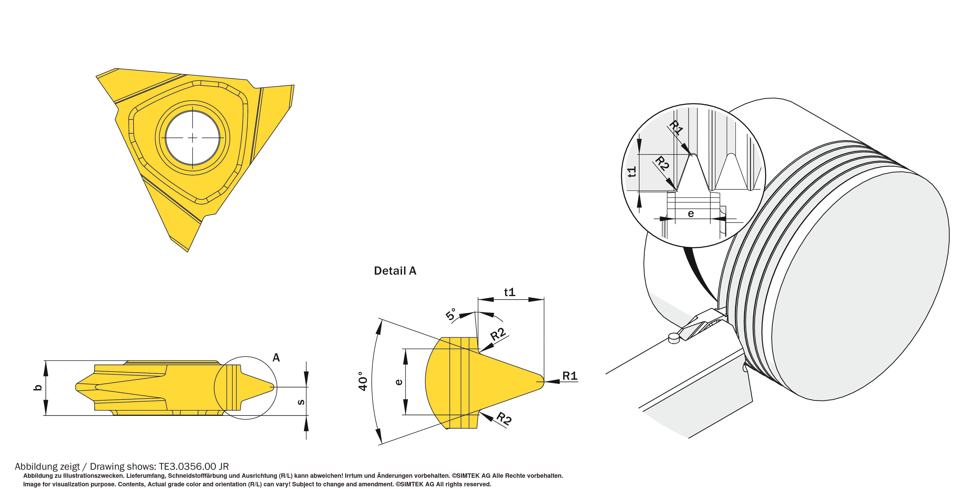 simturn E3 Indexable Insert