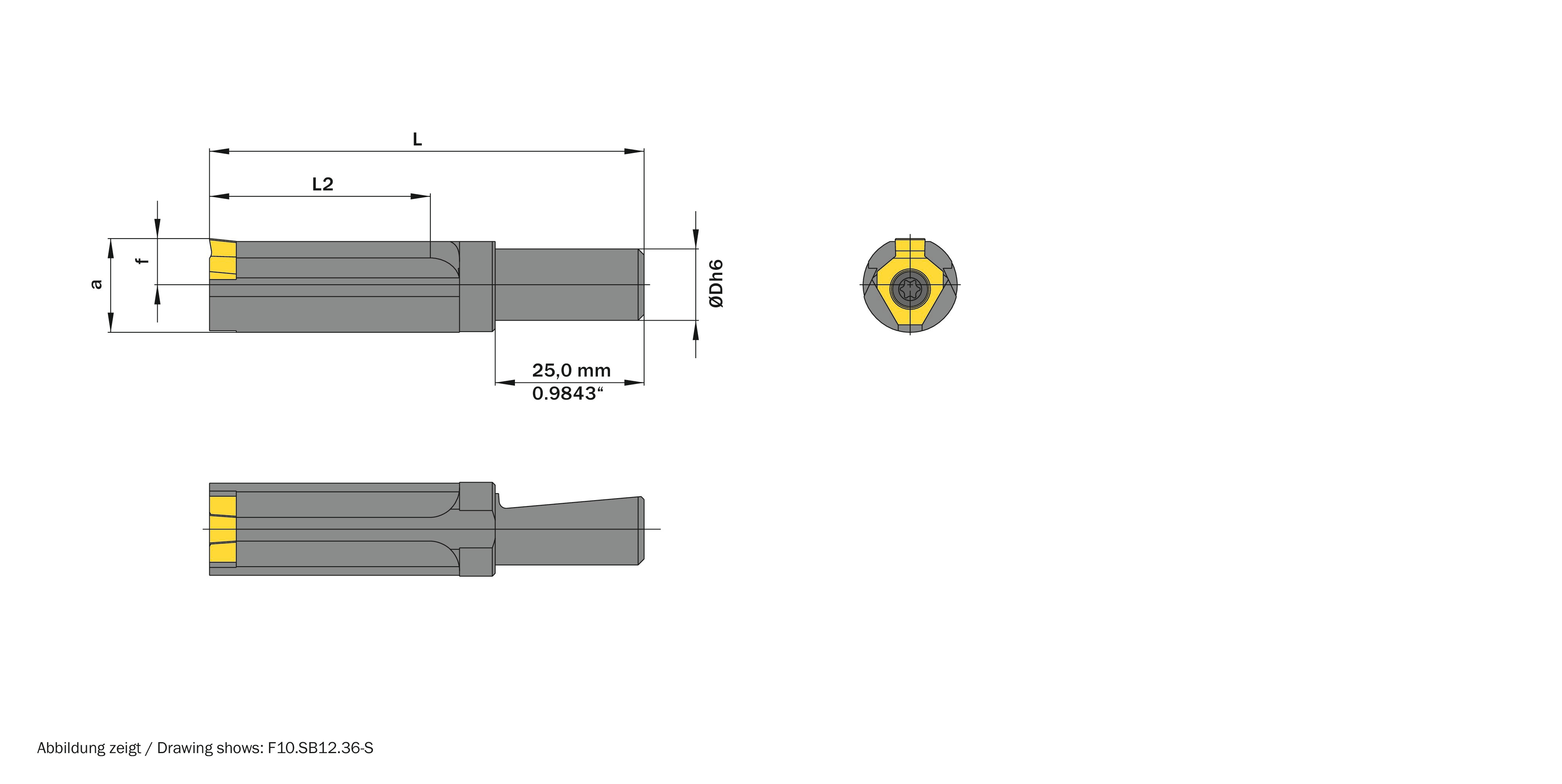 simcut BF Toolholder