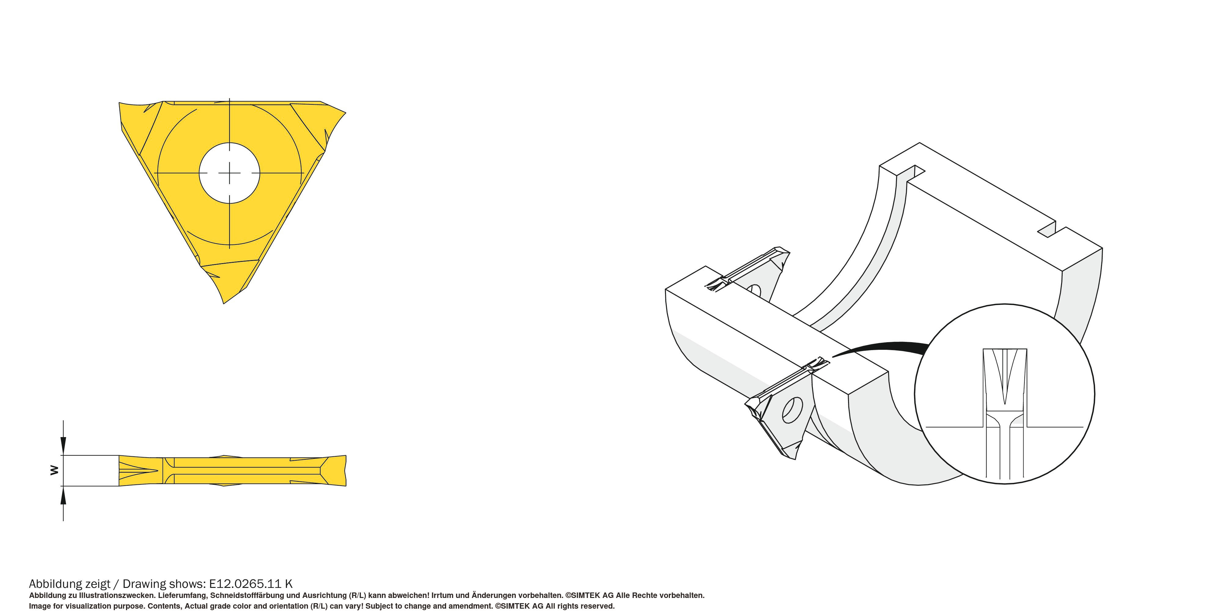 simturn E12 Indexable Insert