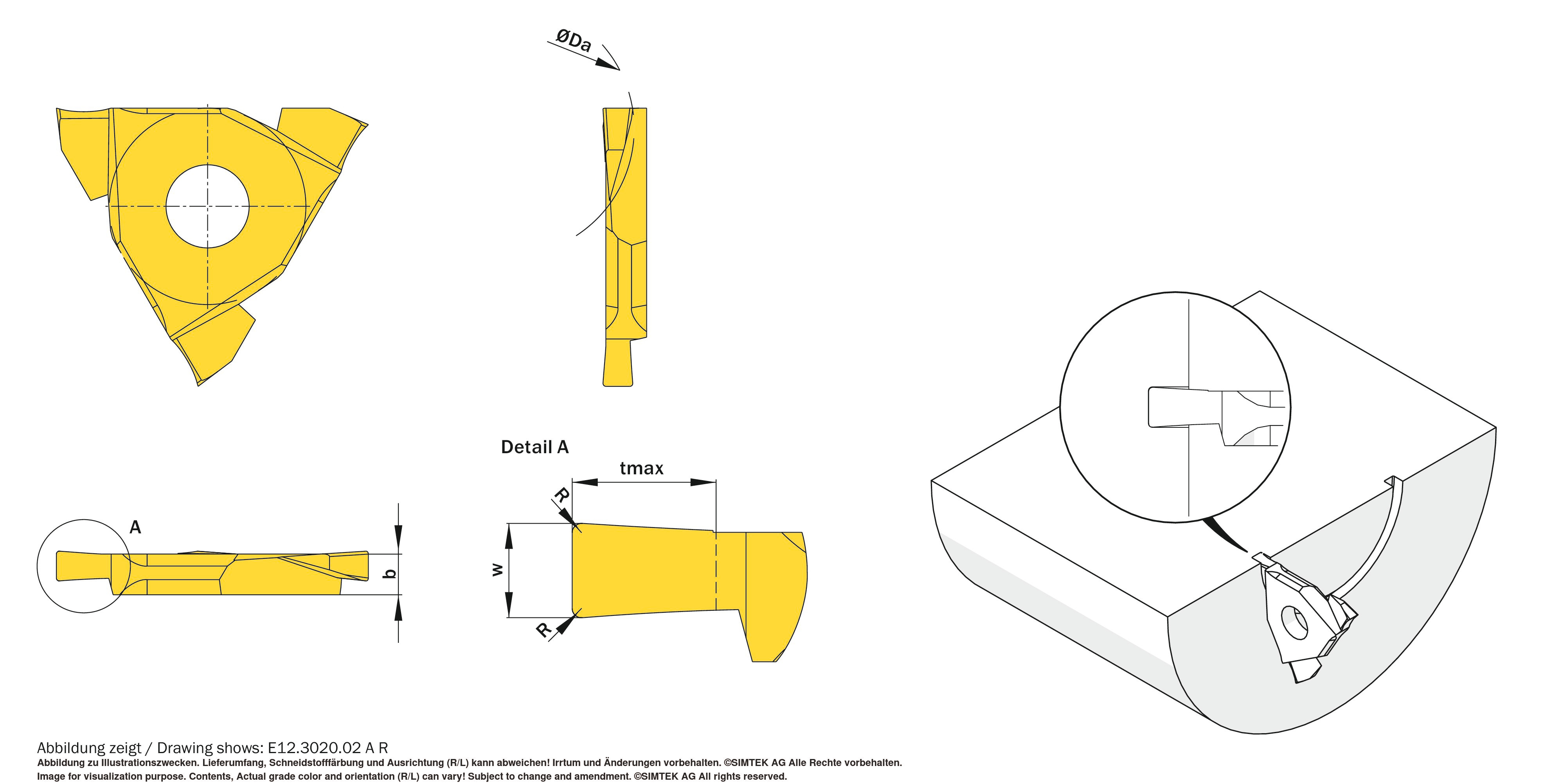 simturn E12 Indexable Insert