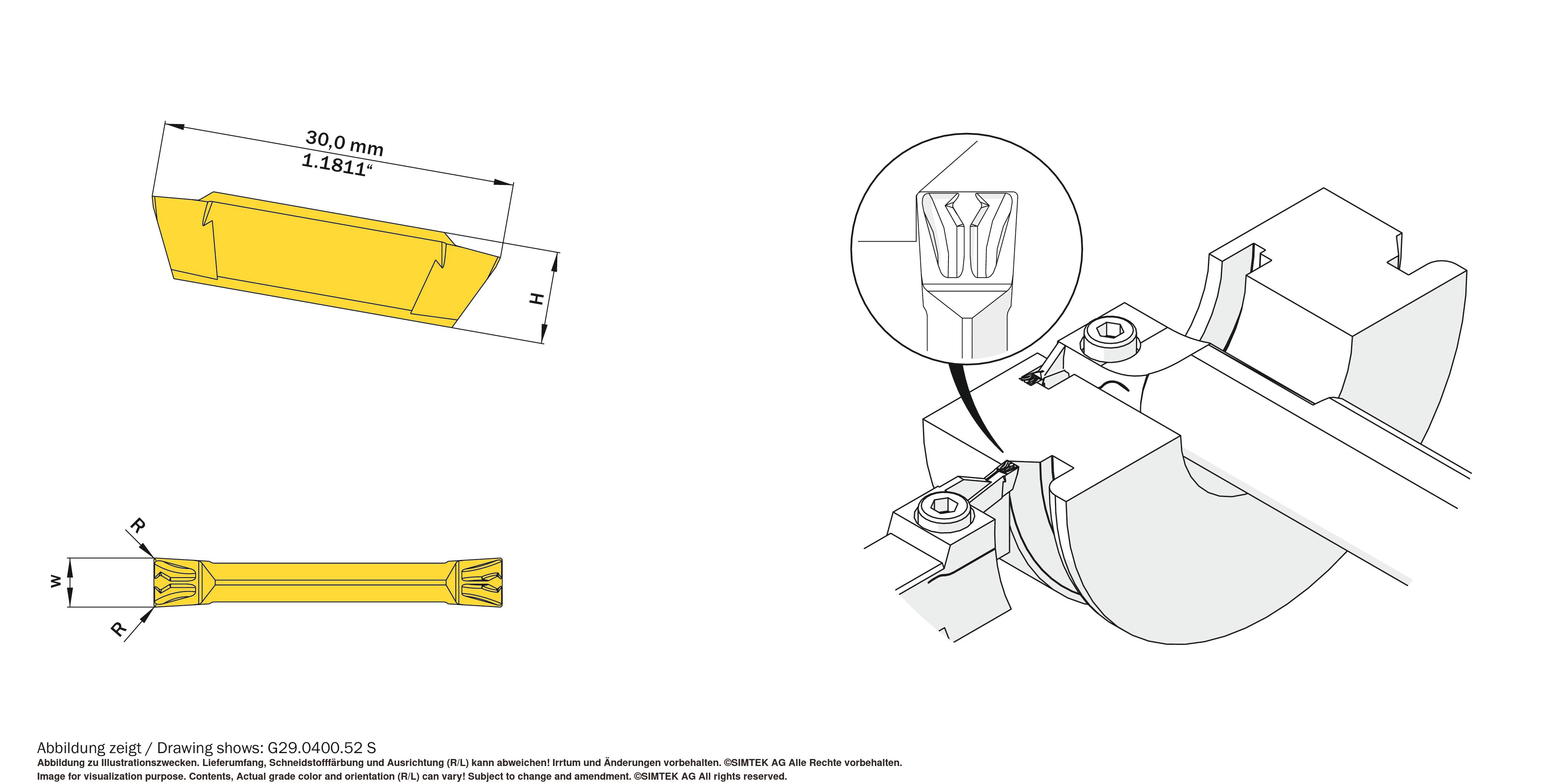 simturn GX Indexable Insert