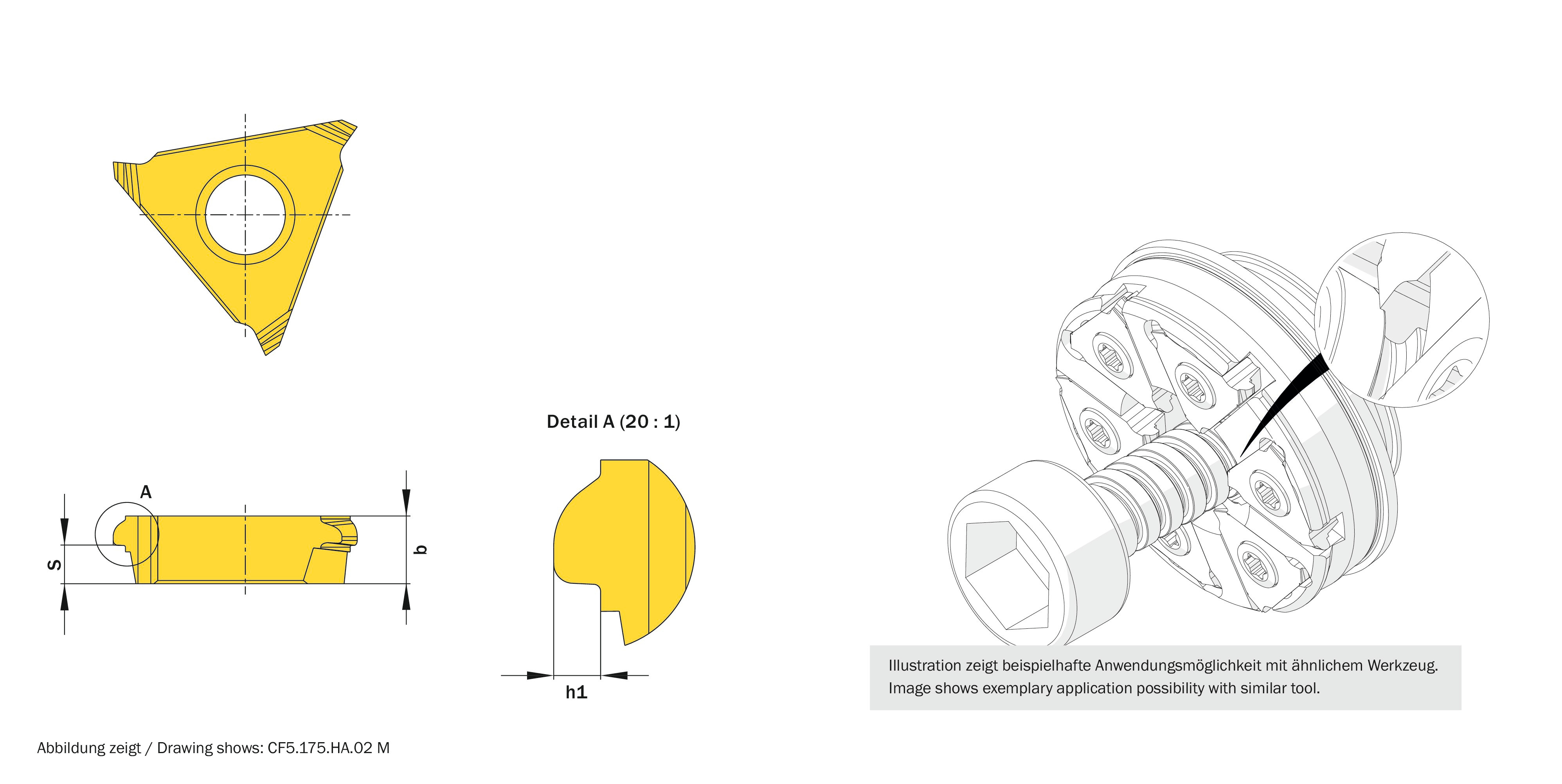 simcut F5 Indexable Insert