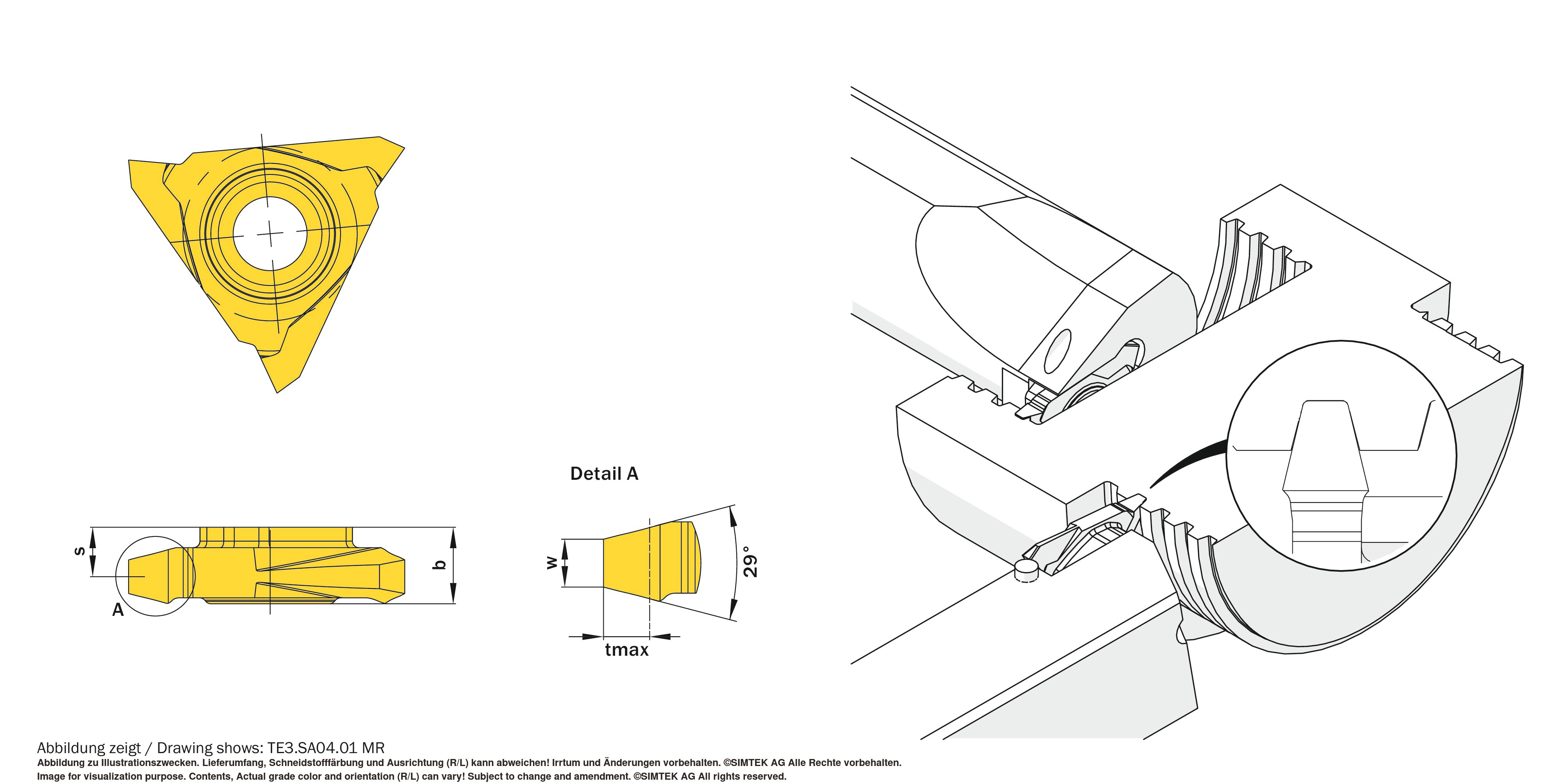 simturn E3 Indexable Insert