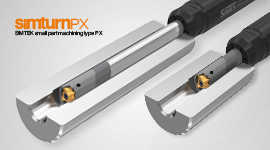 Length adjustable simturn PX toolholder